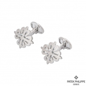 Patek Philippe White Gold Calatrava Cross Cufflinks Patek Philippe White Gold Calatrava Cross Cufflinks